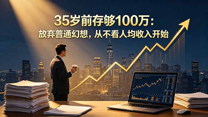 （18689期）35岁前存够100万：放弃普通幻想，从不看人均收入开始-我爱项目网