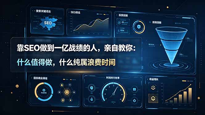 （19197期）靠SEO做到一亿战绩的人，亲自教你：什么值得做，什么纯属浪费时间【原创双语字幕】-我爱项目网