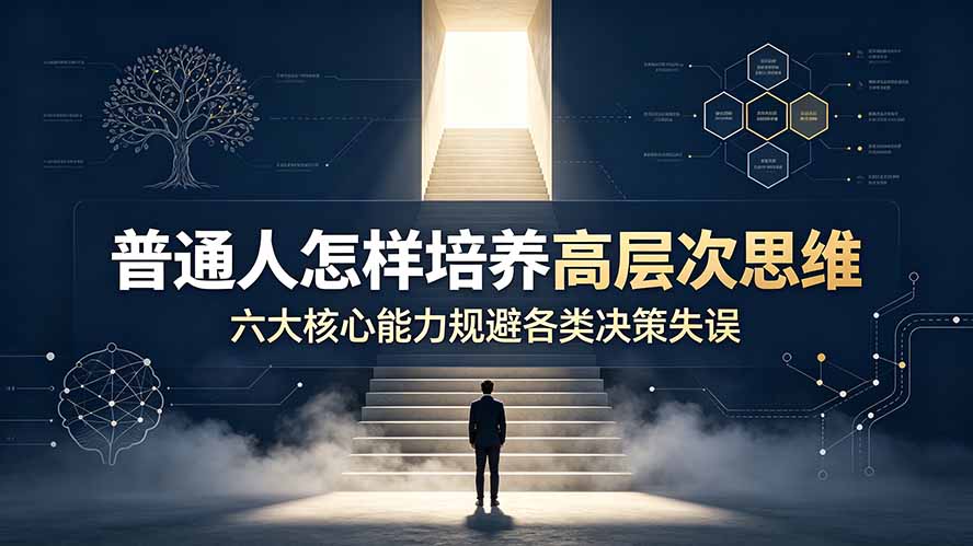 （19479期）付费文章：普通人怎样培养高层次思维，六大核心能力规避各类决策失误-我爱项目网