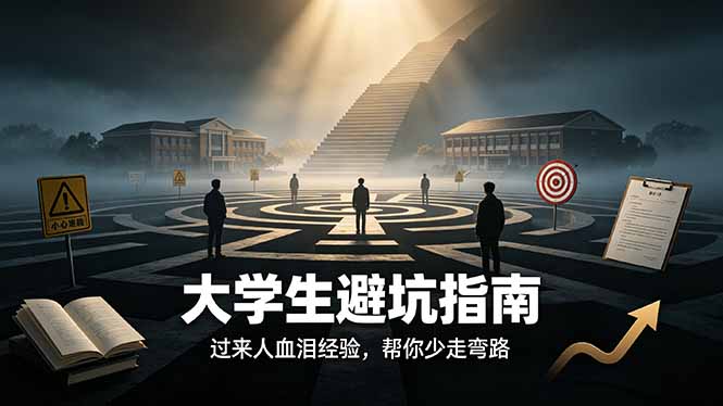 (19195期)付费文章:大学生避坑指南 ,过来人血泪经验,帮你少走弯路-我爱项目网