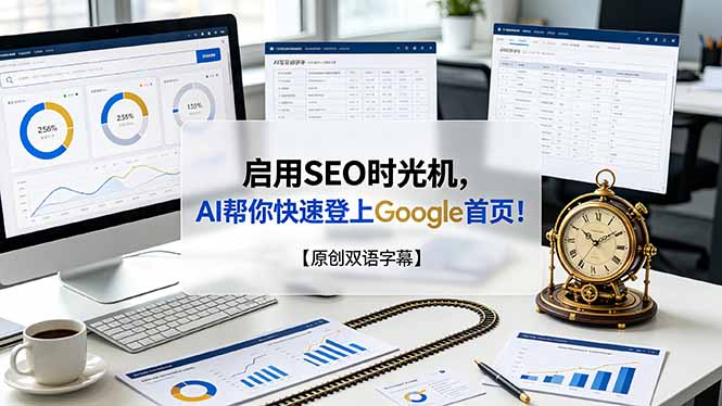 （19162期）启用SEO时光机，AI帮你快速登上Google首页！【原创双语字幕】-我爱项目网