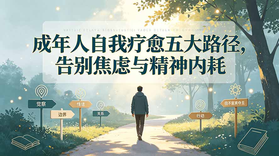 （19516期）付费文章：成年人自我疗愈五大路径，告别焦虑与精神内耗-我爱项目网