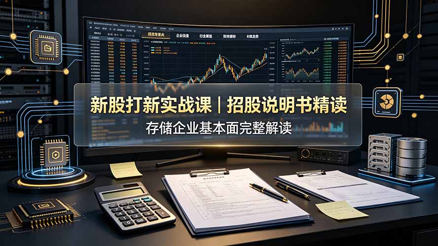 （19255期）付费文章：新股打新实战课｜招股说明书精读，存储企业基本面完整解读-我爱项目网