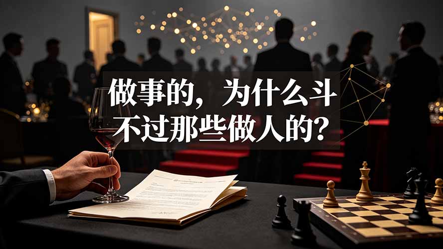 （19414期）付费文章：做事的，为什么斗不过那些做人的？-我爱项目网
