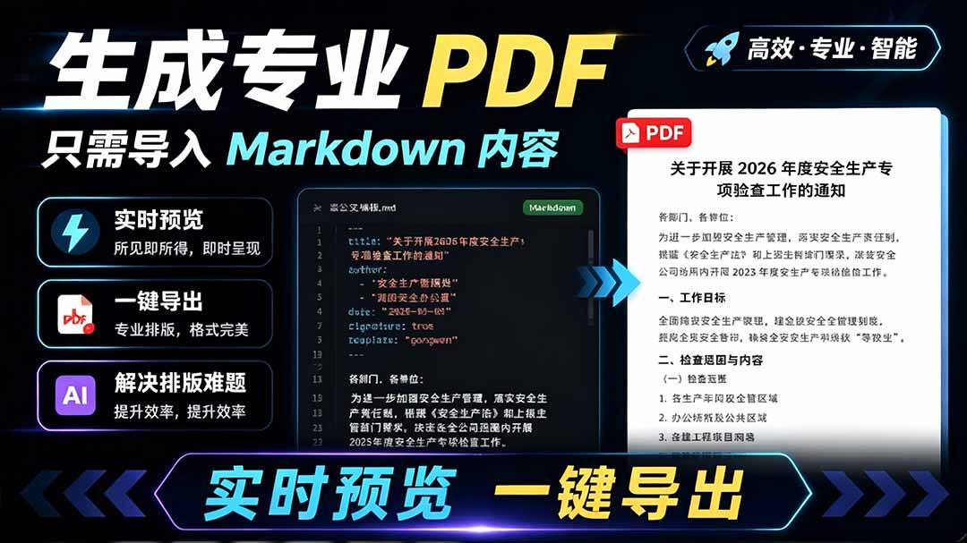 （19224期）只需导入 Markdown 内容，实时预览一键导出专业 PDF！轻松解决AI生成内容排版问题 Presto-我爱项目网