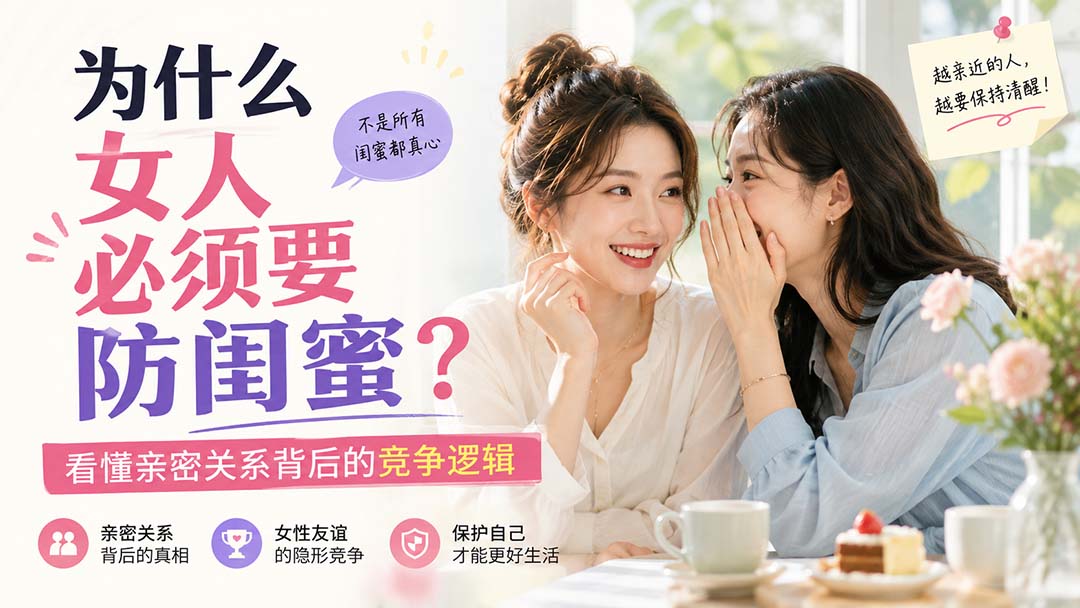 （20114期）付费文章：为什么女人必须要防闺蜜？看懂亲密关系背后的竞争逻辑-我爱项目网