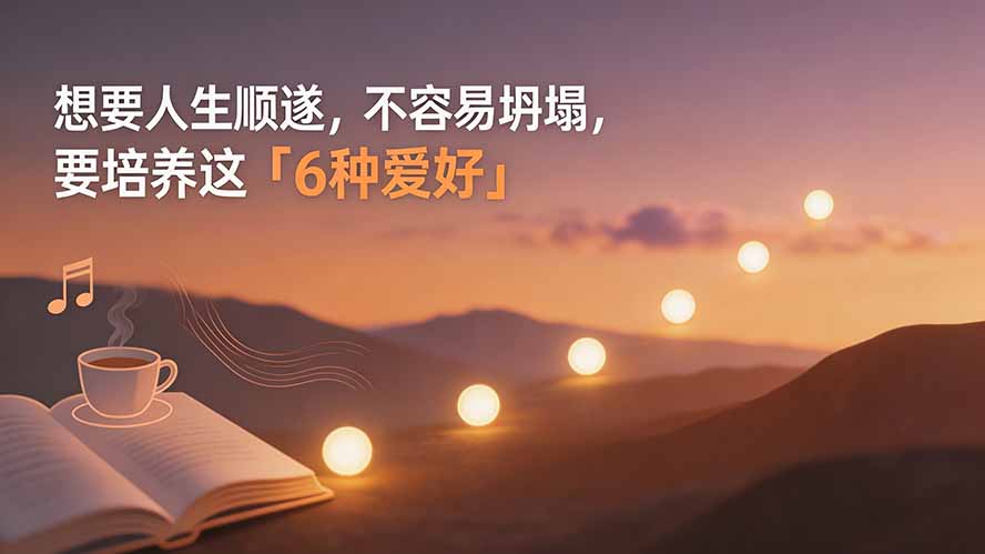 (19638期)付费文章:想要人生顺遂,不容易坍塌,要培养这6种爱好-我爱项目网
