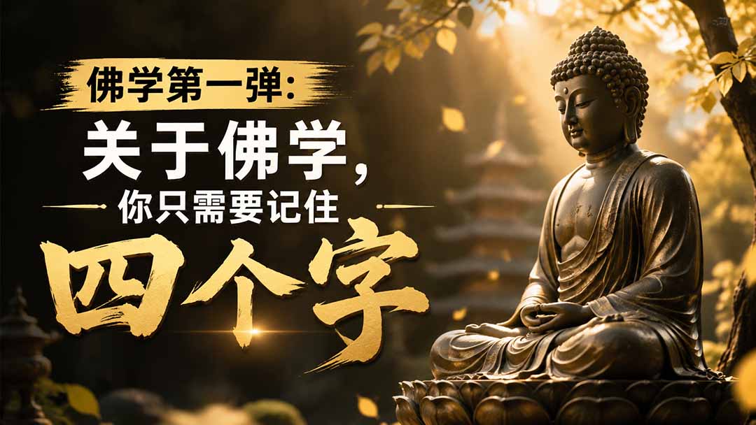（19728期）付费文章：佛学第一弹:关于佛学，你只需要记住四个字-我爱项目网