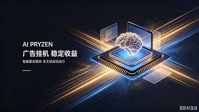 (19815期)AI Pryzen 广告挂机|24小时自动跑,日入300-500,新手零门槛-我爱项目网