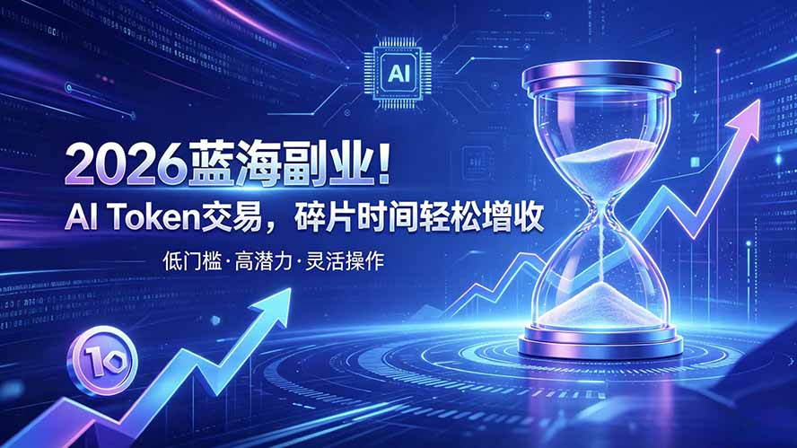 （19997期）AI Token算力赛道！普通人可入局的数字副业-我爱项目网