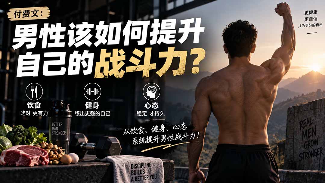 (20421期)付费文章:男性该如何提升自己的战斗力?-我爱项目网