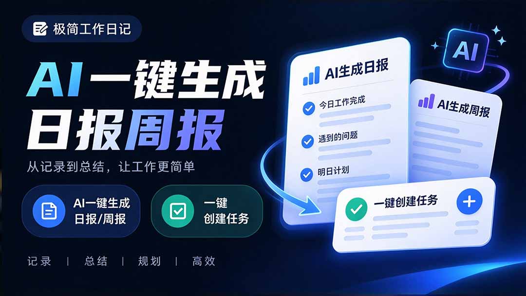 （20697期）天天写日报周报写到头疼？截图一键选屏幕内容，AI 自动把它变成结构化任务，极简工作日记-我爱项目网