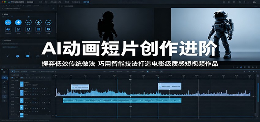 AI动画短片创作进阶:摒弃低效传统做法,巧用智能技法打造电影级质感短视频作品-我爱项目网
